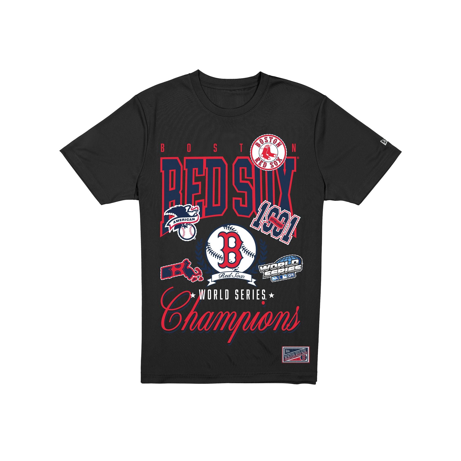 Boston Red Sox Sport Classics Vintage Black T-Shirt