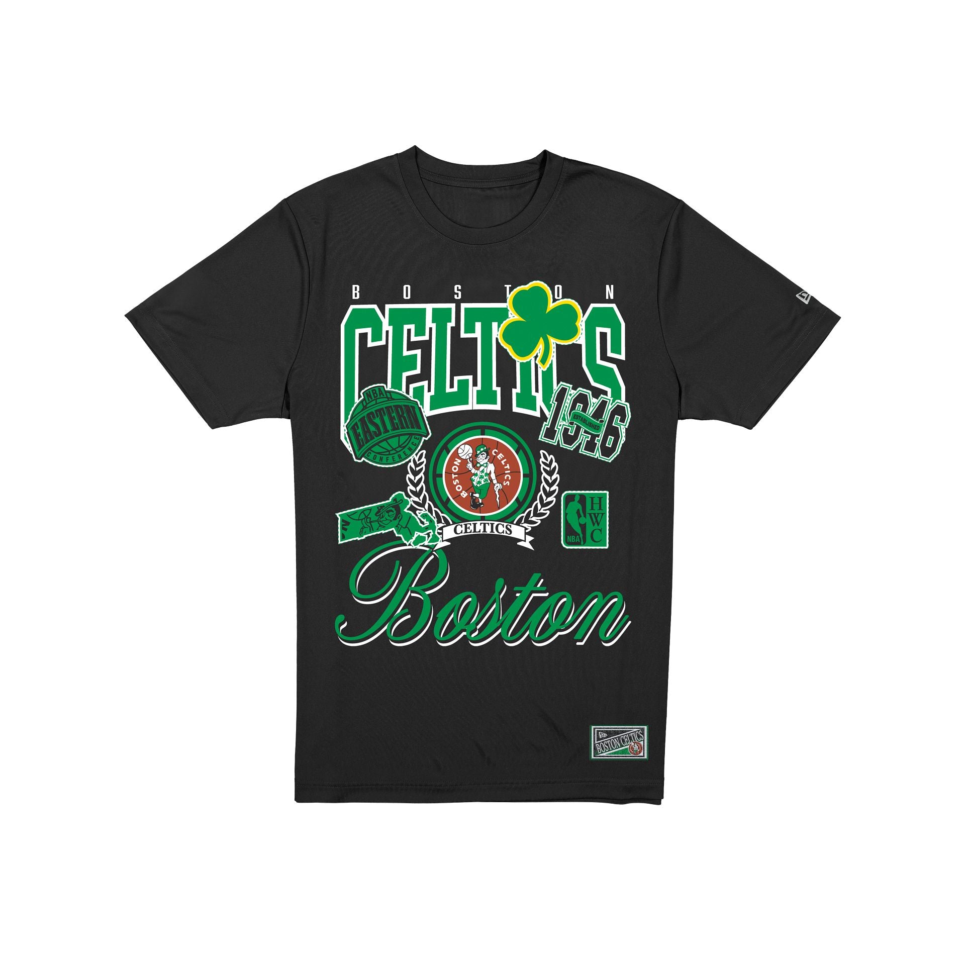 Boston Celtics Sport Classics Vintage Black T-Shirt