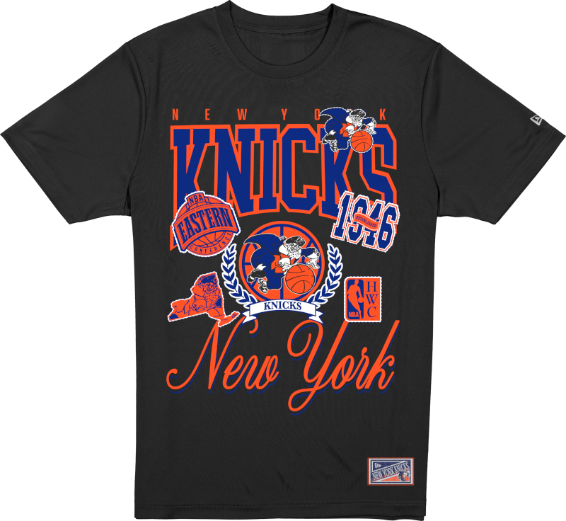 New York Knicks Sport Classics Vintage Black T-Shirt