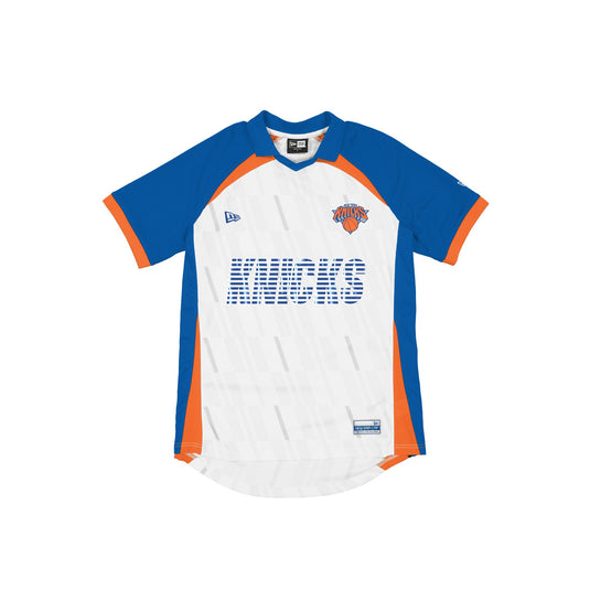 New York Knicks Match Day White Polo - New Era Cap