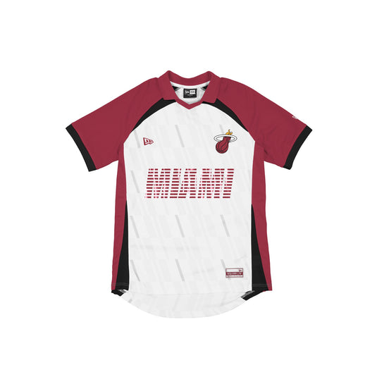 Miami Heat Match Day White Polo - New Era Cap