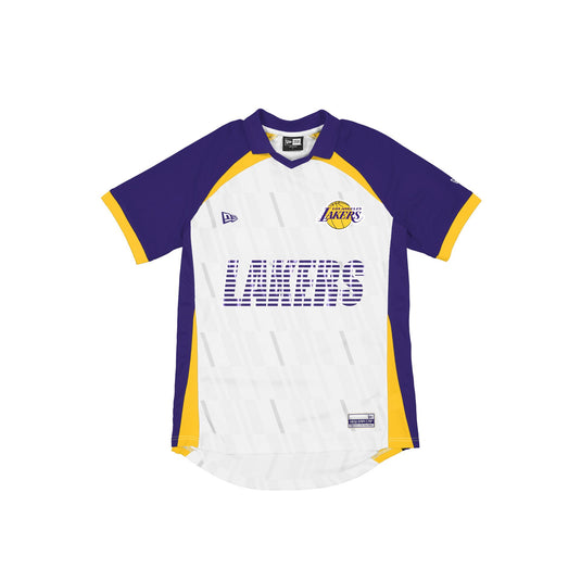 Los Angeles Lakers Match Day White Polo - New Era Cap
