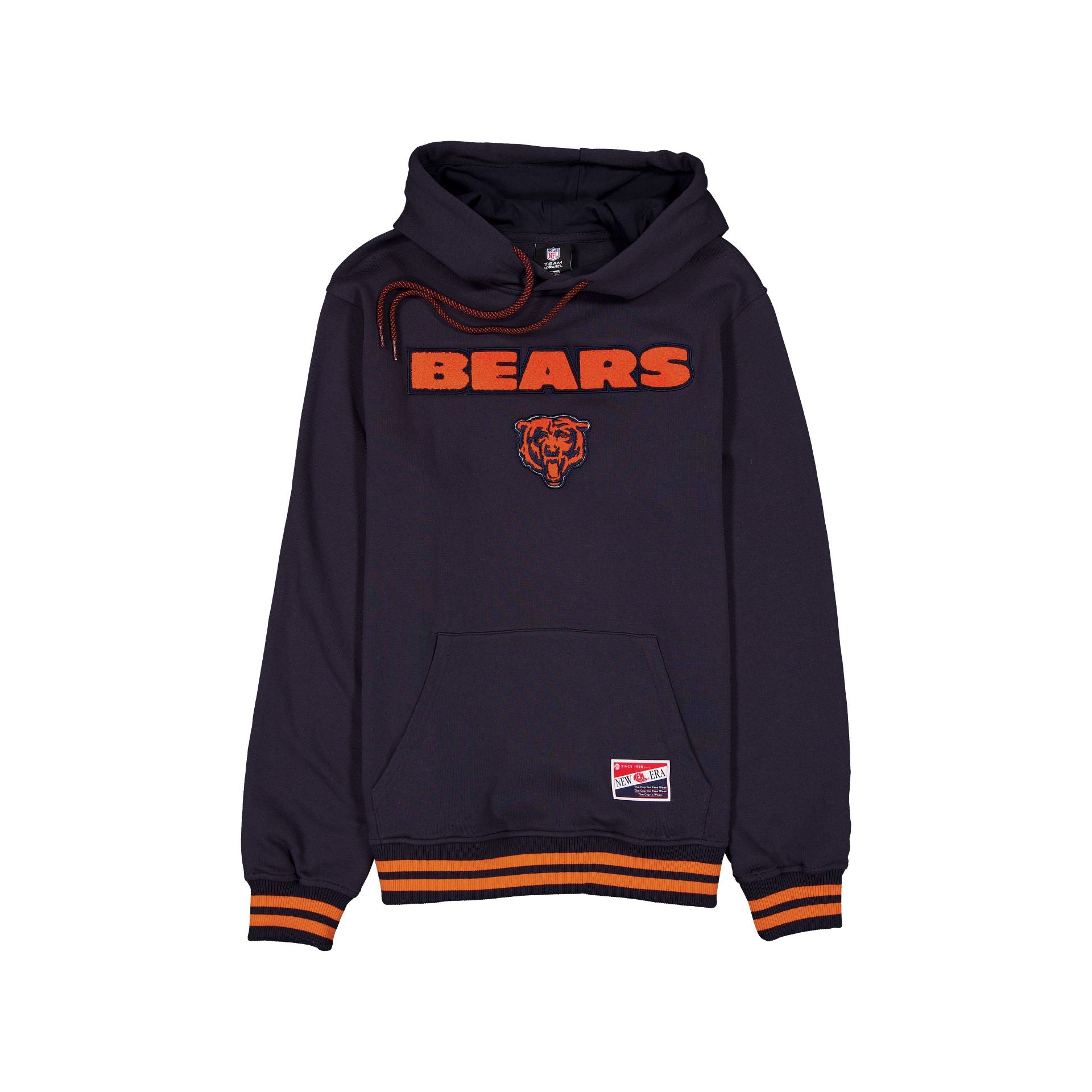 Chicago Bears Throwback Felt Logo Hoodie