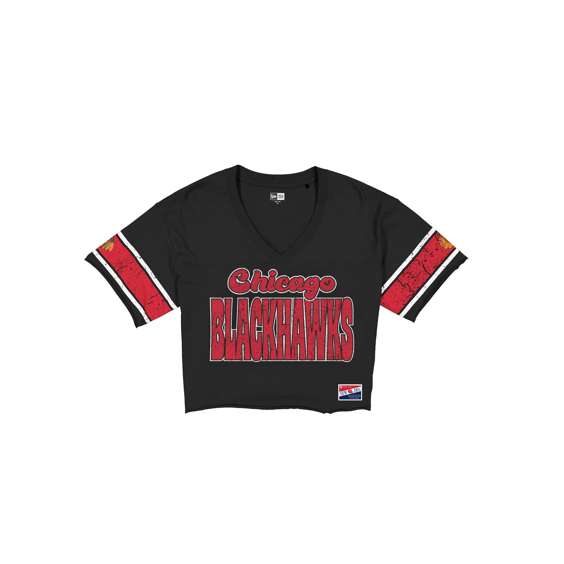 Chicago Blackhawks Throwback Women's Cropped T-Shirt