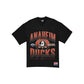 Anaheim Ducks Throwback Black Boxy T-Shirt