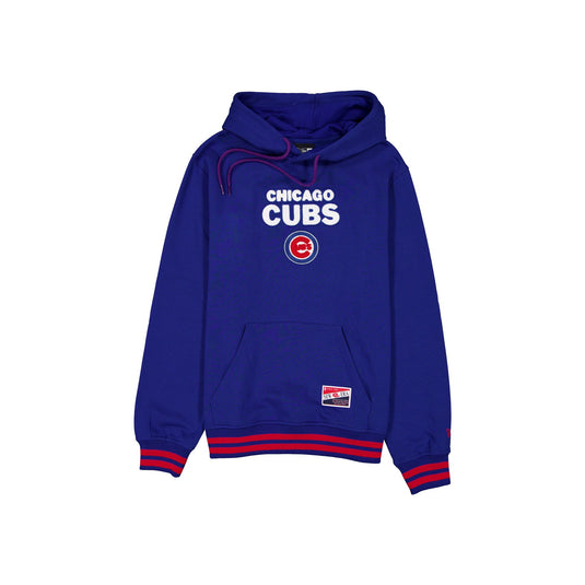 Chicago Cubs Throwback Felt Logo Hoodie - New Era Cap