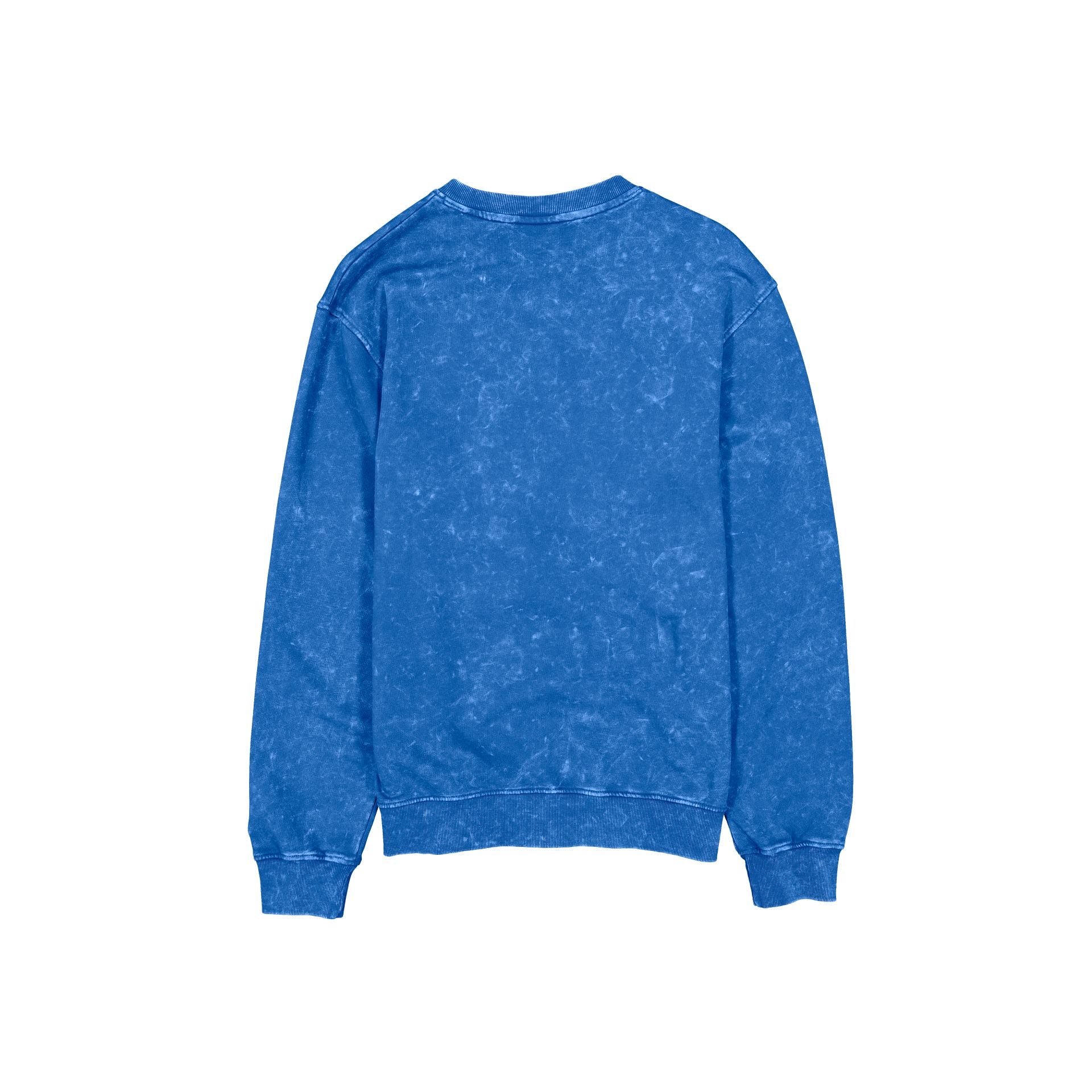 Chicago Cubs Throwback Mineral Wash Crewneck