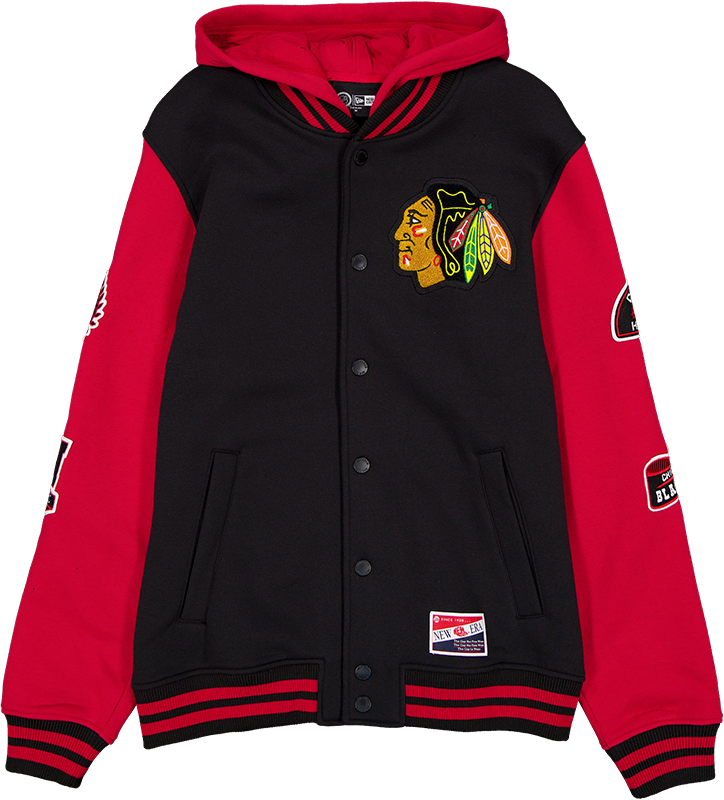 Chicago Blackhawks Throwback Patch Jacket