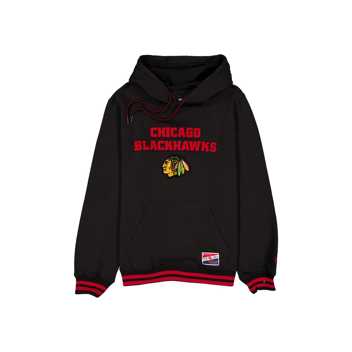 Chicago Blackhawks Throwback Felt Logo Hoodie