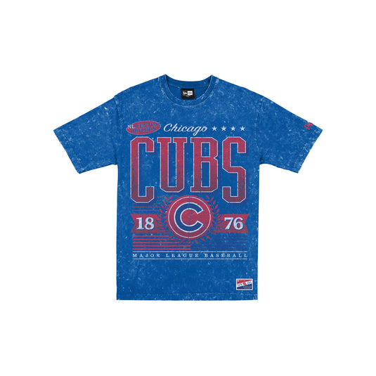 Chicago Cubs Throwback Vintage Wash T-Shirt - New Era Cap