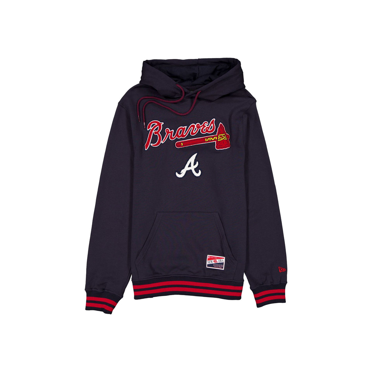 Atlanta Braves Throwback Felt Logo Hoodie
