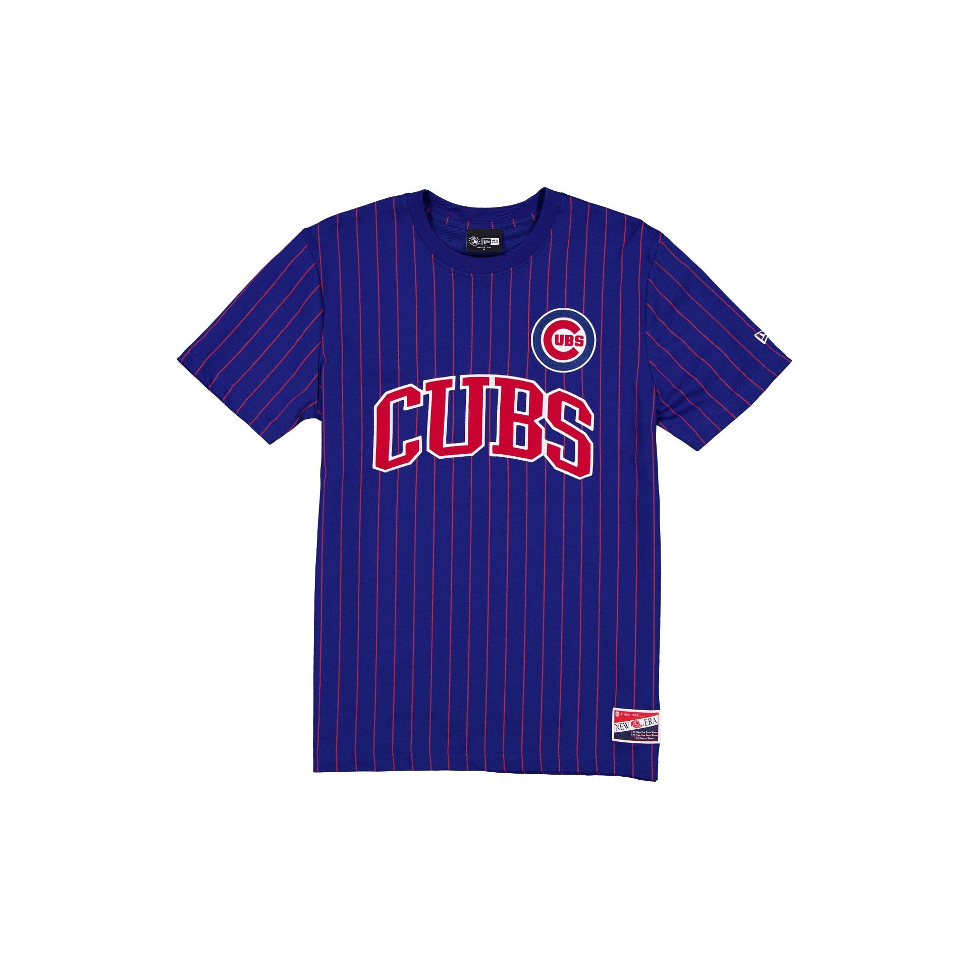 Chicago Cubs Throwback Applique Pinstripe T-Shirt