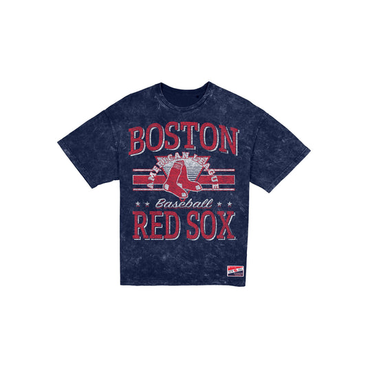 Boston Red Sox Throwback Vintage Wash Women's T-Shirt - New Era Cap