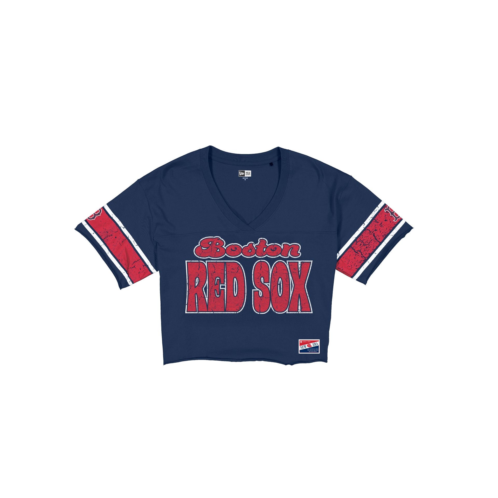 Boston Red Sox Throwback Women's Cropped T-Shirt