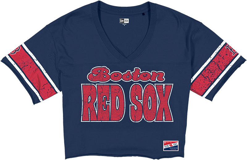 Boston Red Sox Throwback Women's Cropped T-Shirt