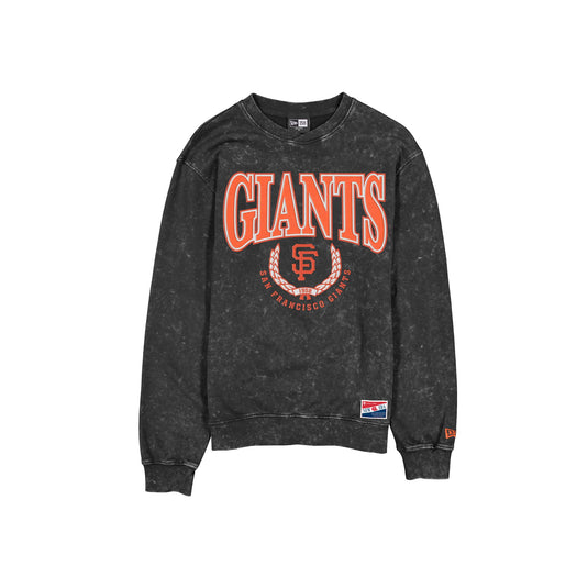 San Francisco Giants Throwback Mineral Wash Crewneck - New Era Cap
