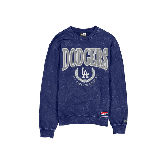 Los Angeles Dodgers Throwback Mineral Wash Crewneck - New Era Cap