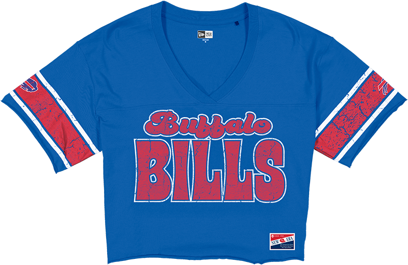Buffalo Bills Throwback Women's Cropped T-Shirt
