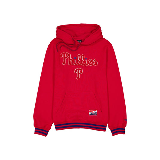 Philadelphia Phillies Throwback Felt Logo Hoodie - New Era Cap