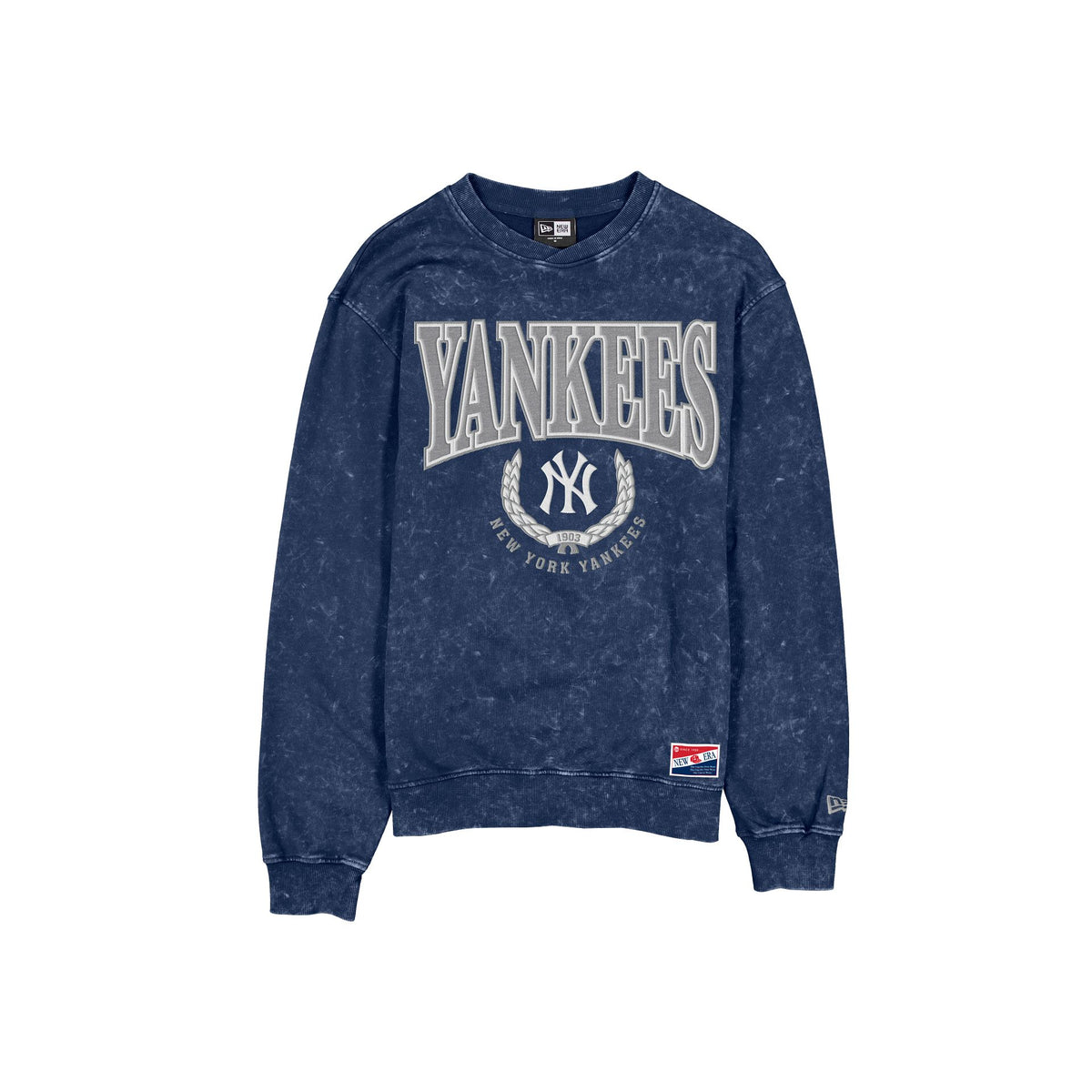 New York Yankees Throwback Mineral Wash Crewneck