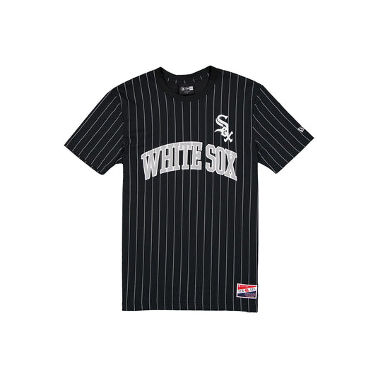 Chicago White Sox Throwback Applique Pinstripe T-Shirt - New Era Cap