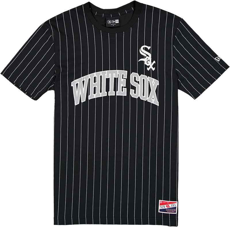 Chicago White Sox Throwback Applique Pinstripe T-Shirt
