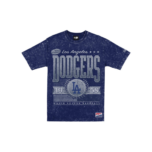 Los Angeles Dodgers Throwback Vintage Wash T-Shirt - New Era Cap