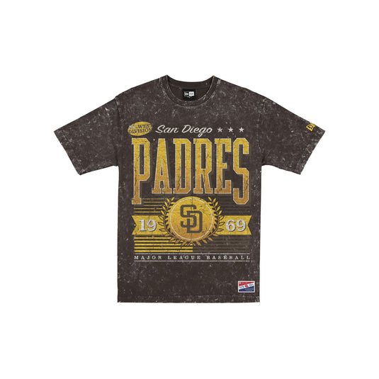 San Diego Padres Throwback Vintage Wash T-Shirt - New Era Cap