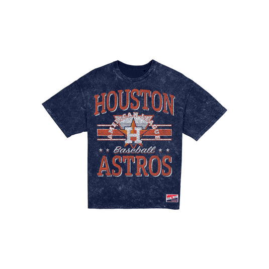Houston Astros Throwback Vintage Wash Women's T-Shirt - New Era Cap