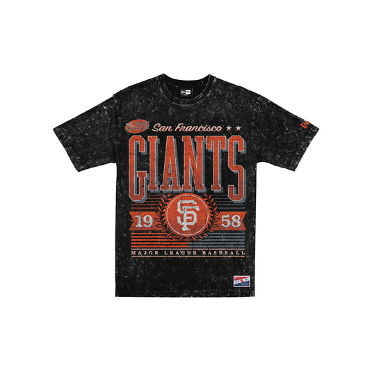San Francisco Giants Throwback Vintage Wash T-Shirt - New Era Cap