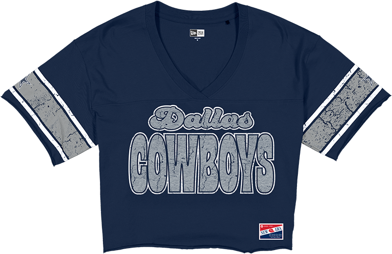 Dallas Cowboys Throwback Women's Cropped T-Shirt
