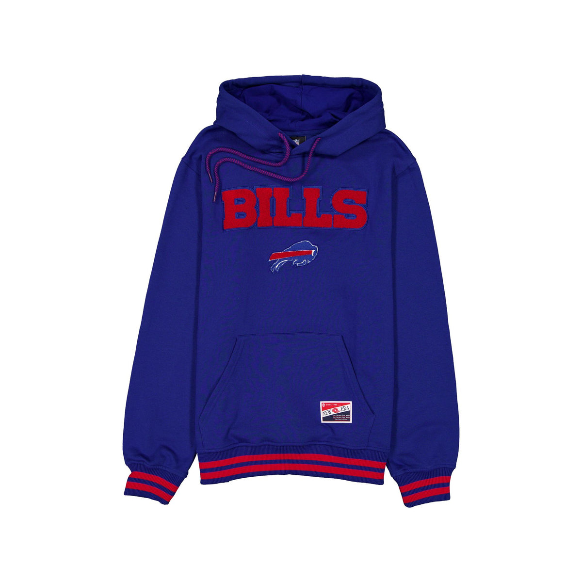 Buffalo Bills Throwback Felt Logo Hoodie