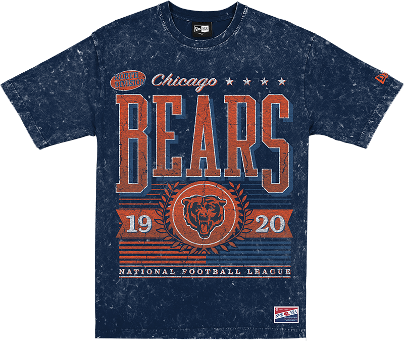 Chicago Bears Throwback Vintage Wash T-Shirt