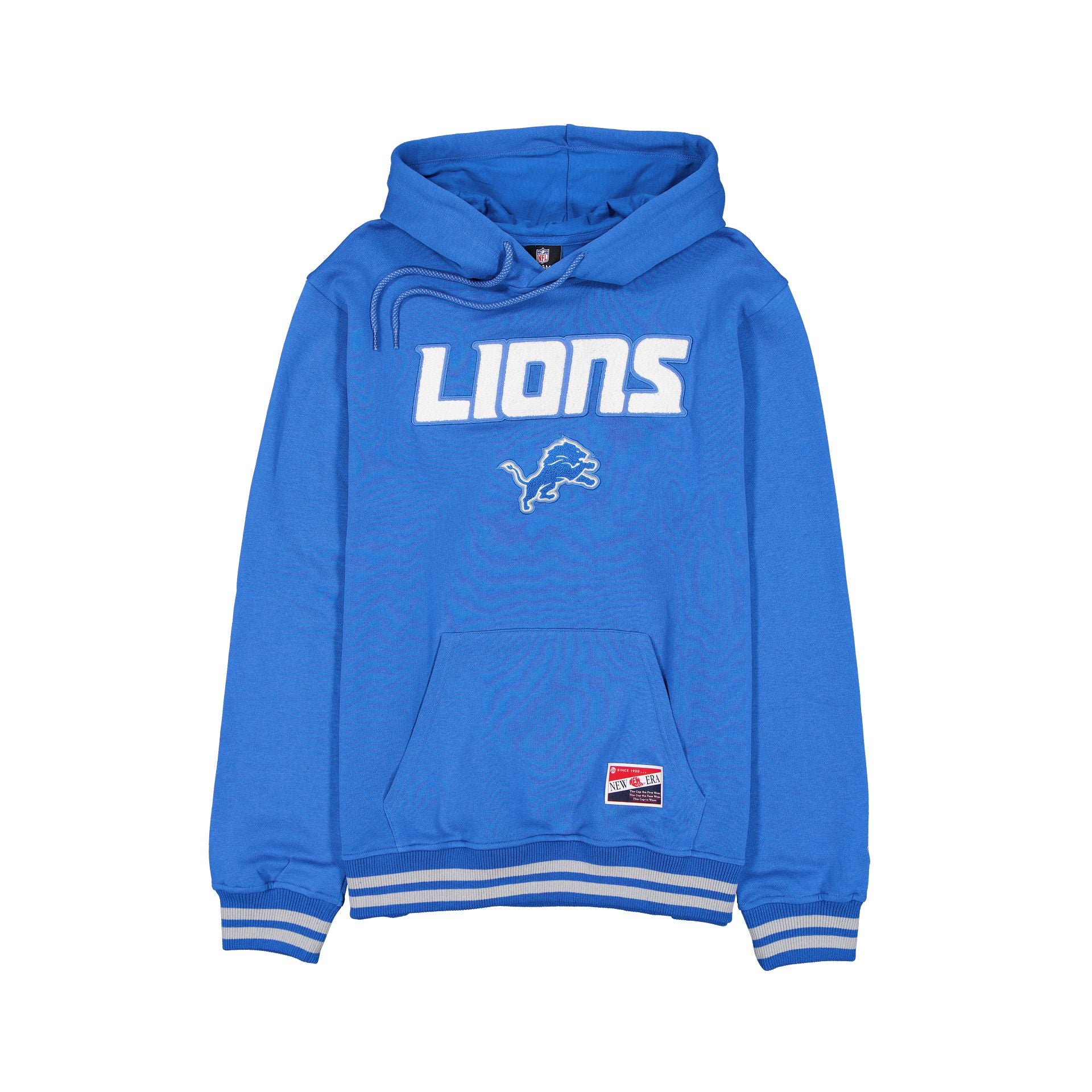 Detroit Lions Throwback Felt Logo Hoodie