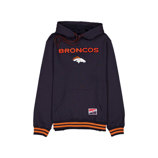 Denver Broncos Throwback Felt Logo Hoodie - New Era Cap