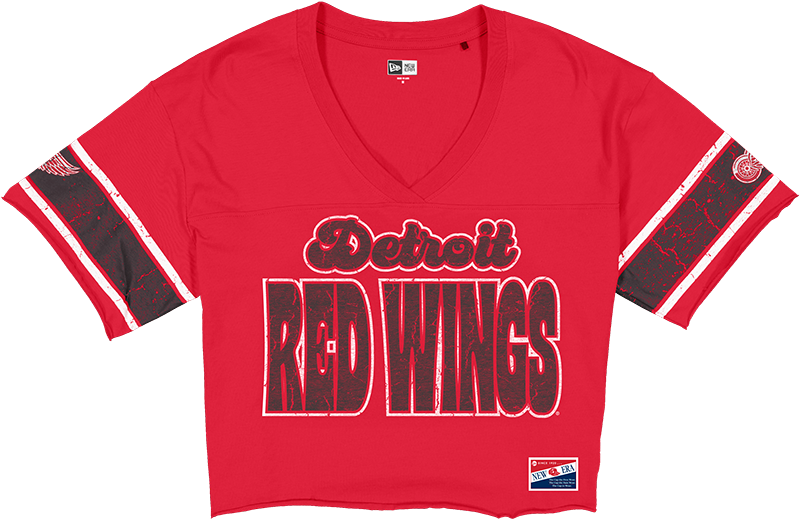 Detroit Red Wings Throwback Women's Cropped T-Shirt