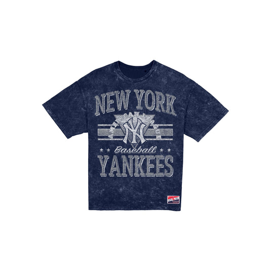 New York Yankees Throwback Vintage Wash Women's T-Shirt - New Era Cap
