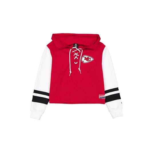 Kansas City Chiefs Throwback Tie Women's Hoodie - New Era Cap