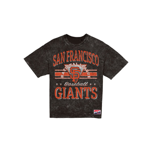 San Francisco Giants Throwback Vintage Wash Women's T-Shirt - New Era Cap