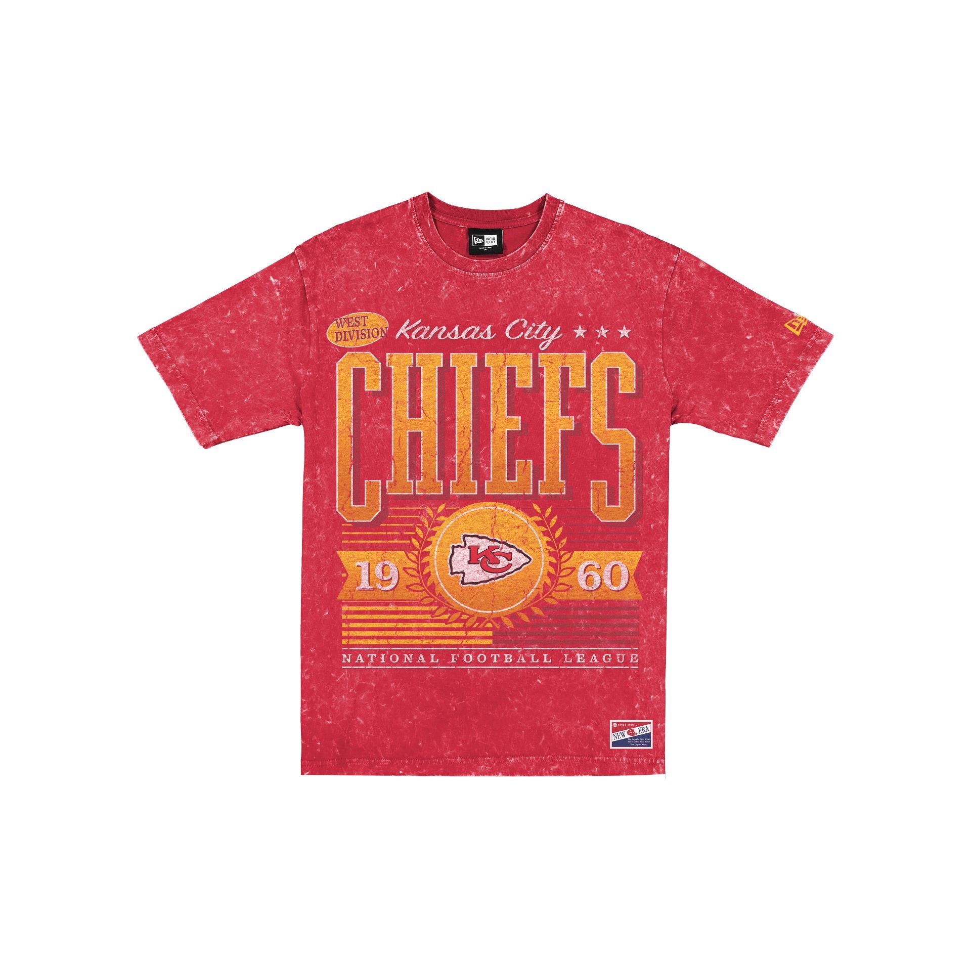 Kansas City Chiefs Throwback Vintage Wash T-Shirt