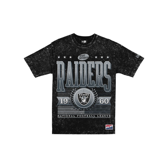 Las Vegas Raiders Throwback Vintage Wash T-Shirt - New Era Cap