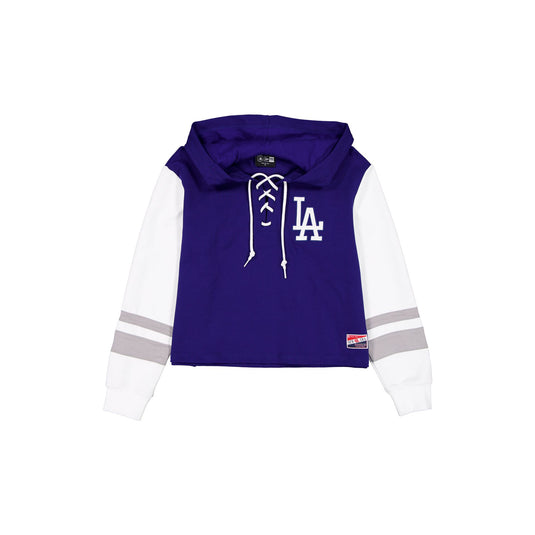 Los Angeles Dodgers Throwback Tie Women's Hoodie - New Era Cap