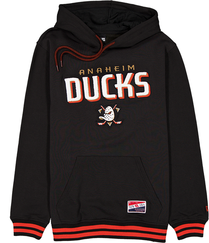 Anaheim Ducks Throwback Felt Logo Hoodie