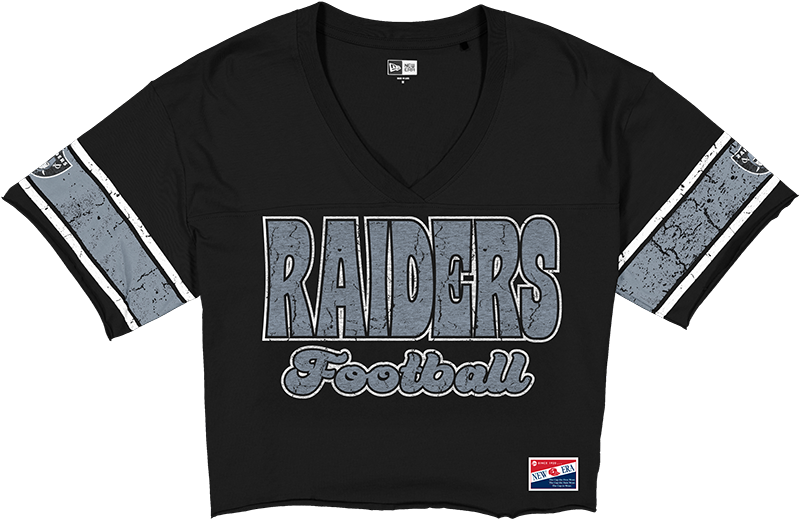 Las Vegas Raiders Throwback Women's Cropped T-Shirt
