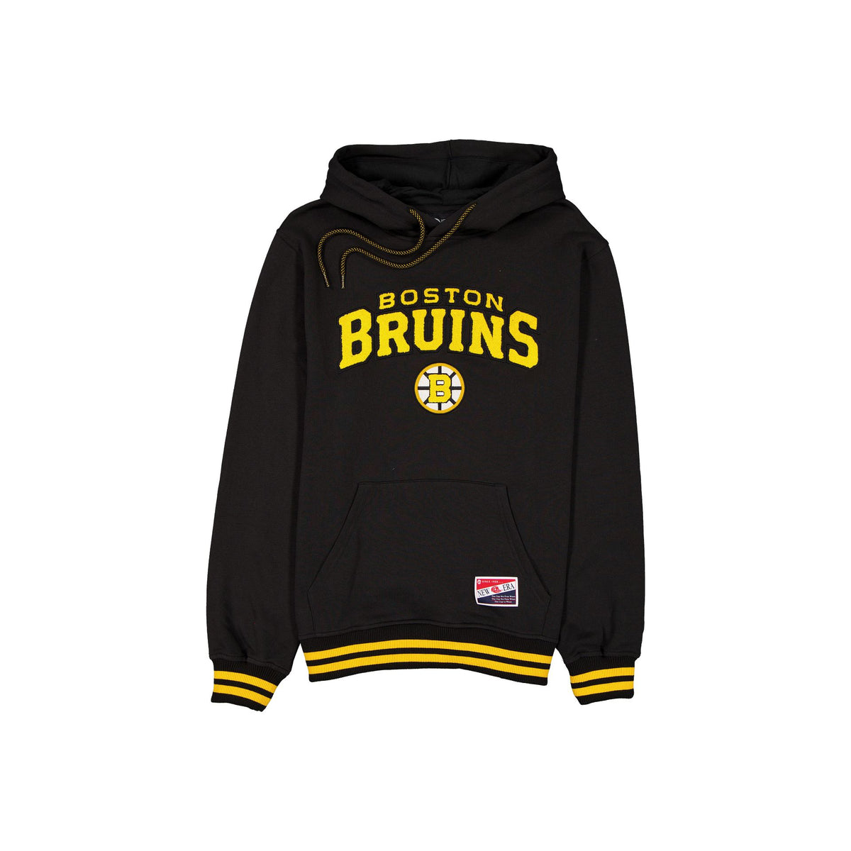 Boston Bruins Throwback Felt Logo Hoodie