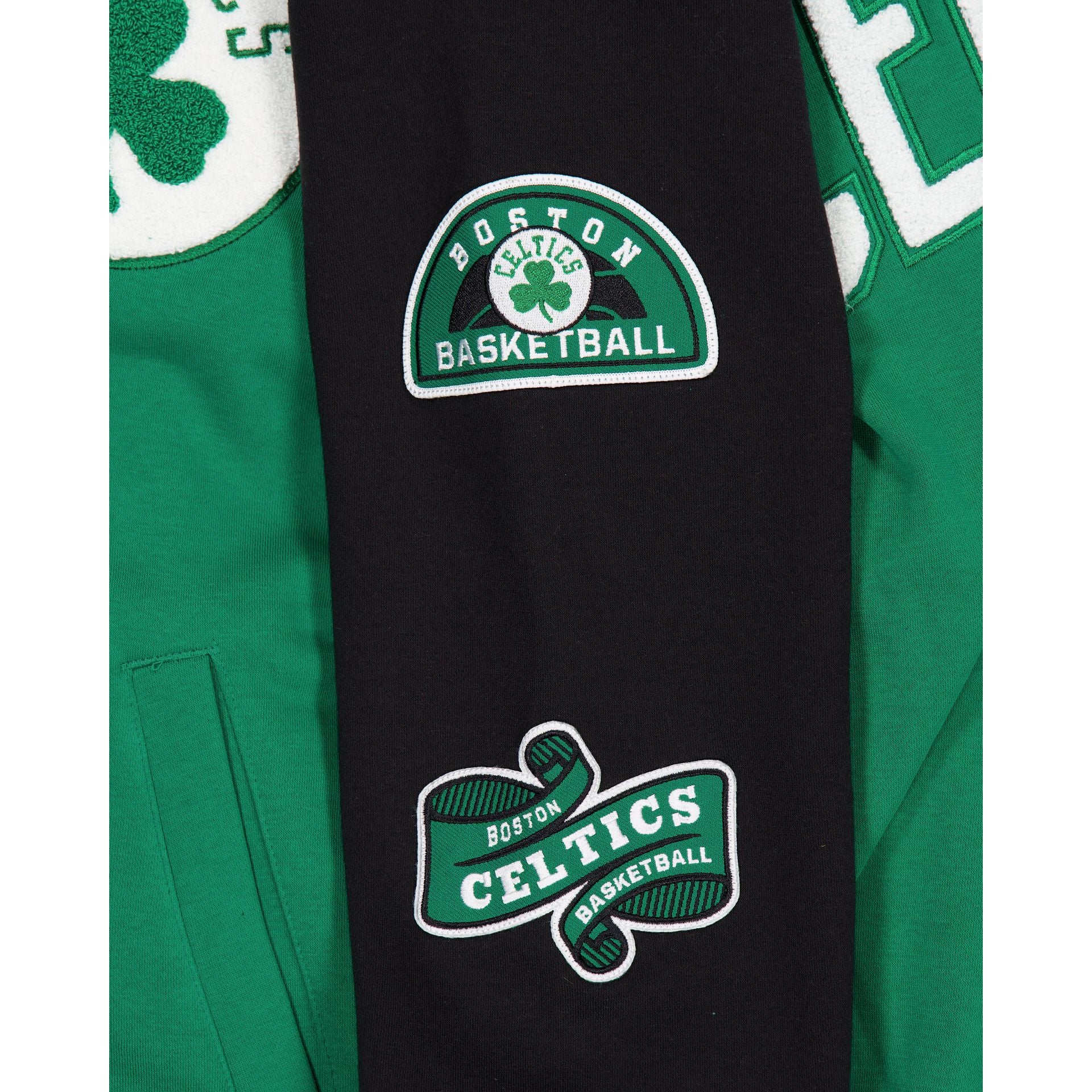 Boston Celtics Throwback Patch Jacket