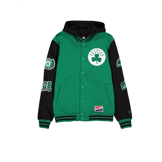 Boston Celtics Throwback Patch Jacket - New Era Cap