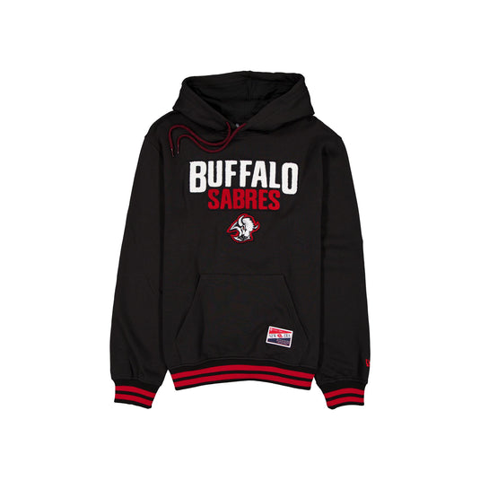 Buffalo Sabres Throwback Felt Logo Hoodie - New Era Cap