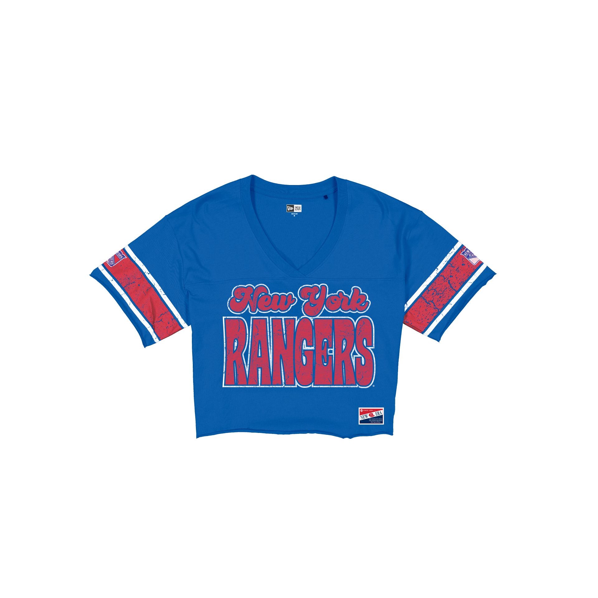New York Rangers Throwback Women's Cropped T-Shirt