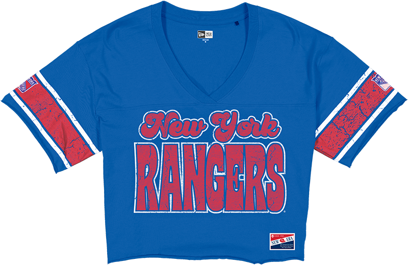 New York Rangers Throwback Women's Cropped T-Shirt